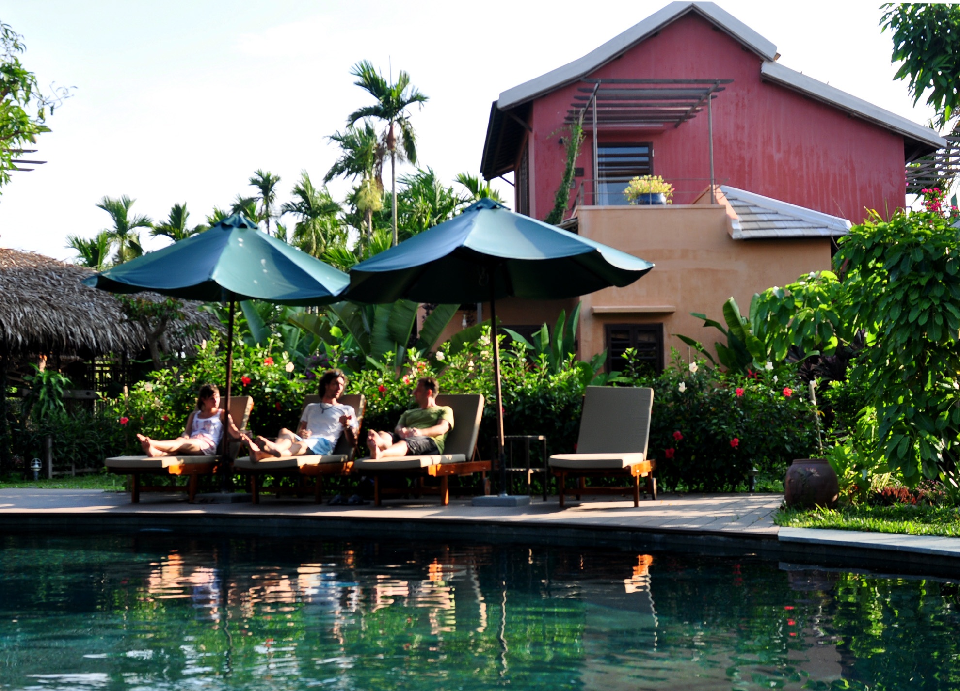 Lang biet thu giua mien que Hoi An hinh anh