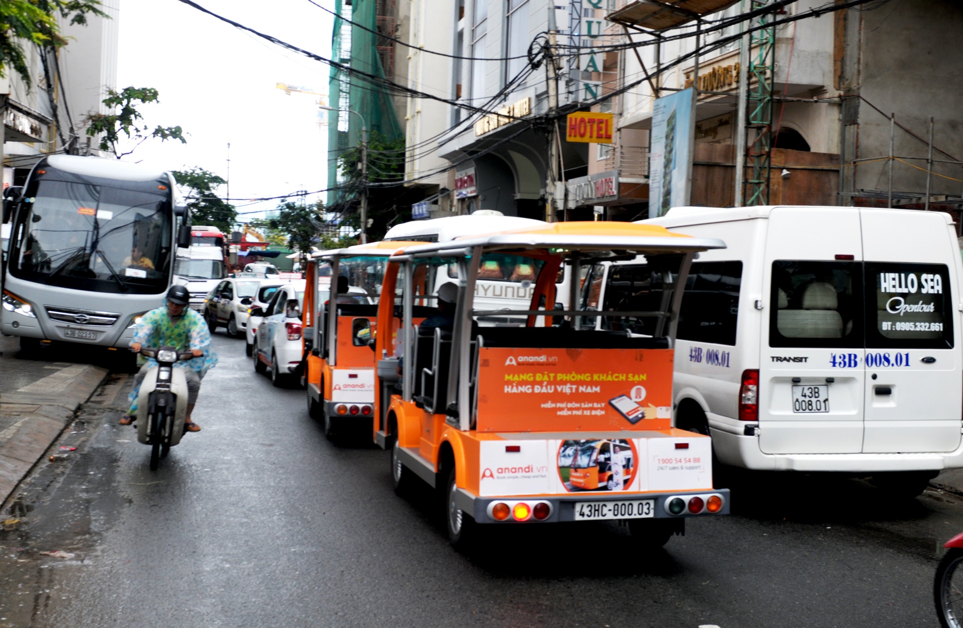 Khach san day dac tren duong Ha Bong pho bien Da Nang hinh anh