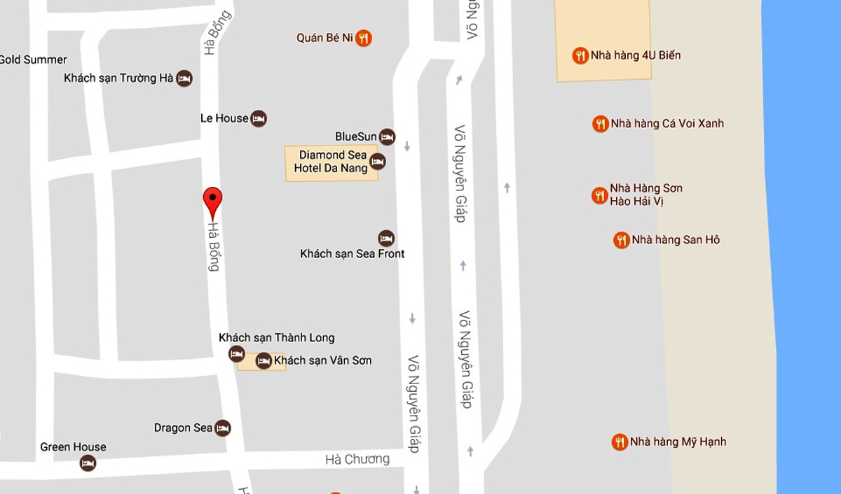 Duong pho 500m ganh 50 khach san o Da Nang anh 11