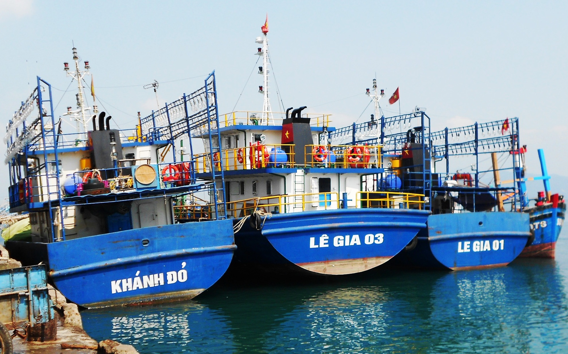 Tau vo thep lien tuc truc trac, Binh Dinh huong dan ngu dan khoi kien hinh anh