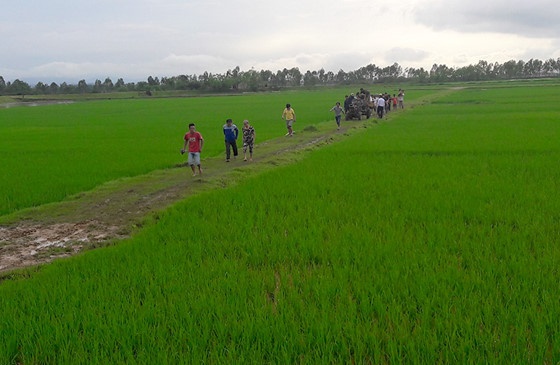 Mot phu nu bi set danh chet khi dang lam dong hinh anh