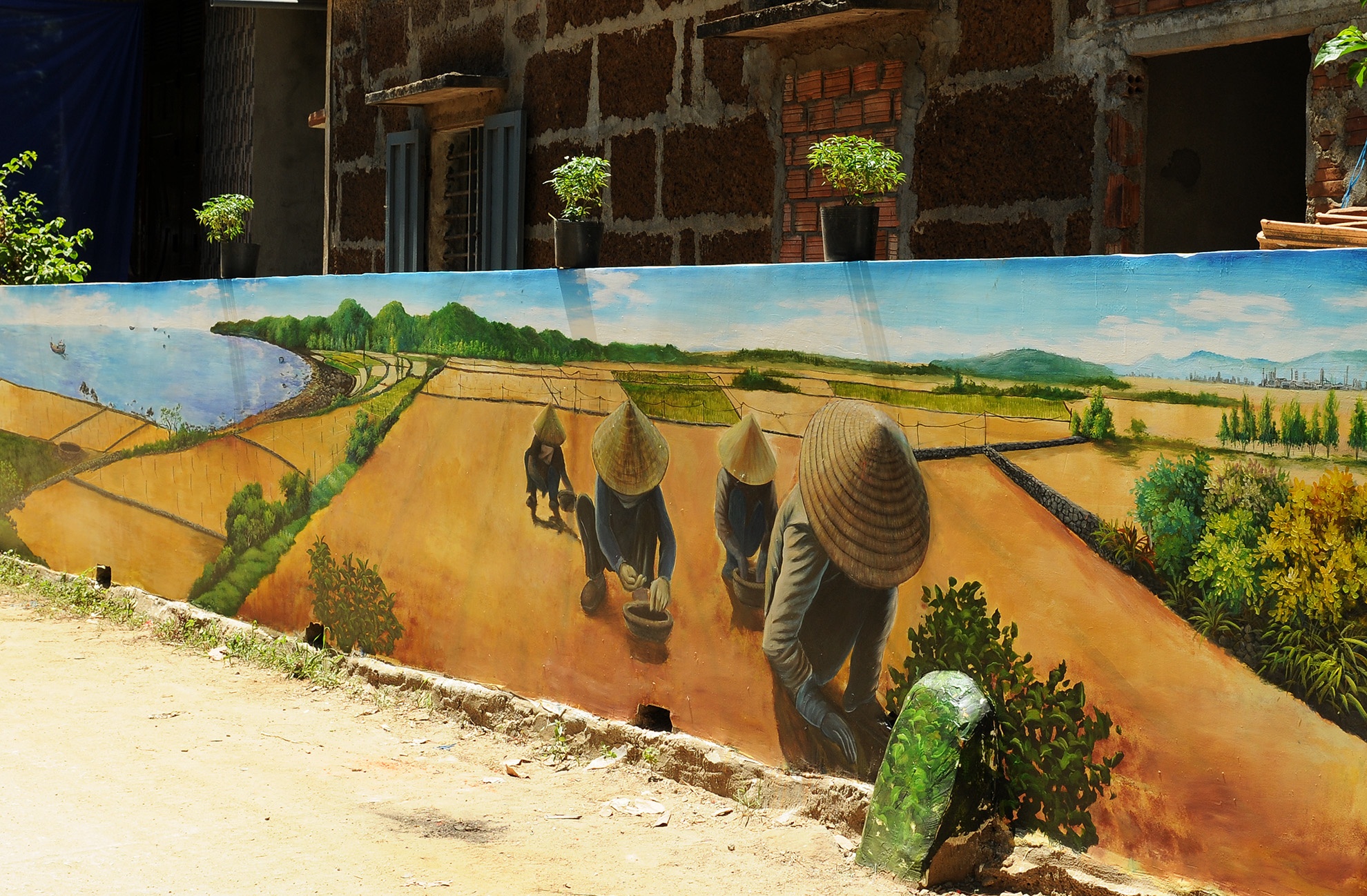 Lang bich hoa 3D doc dao o mien Trung anh 7