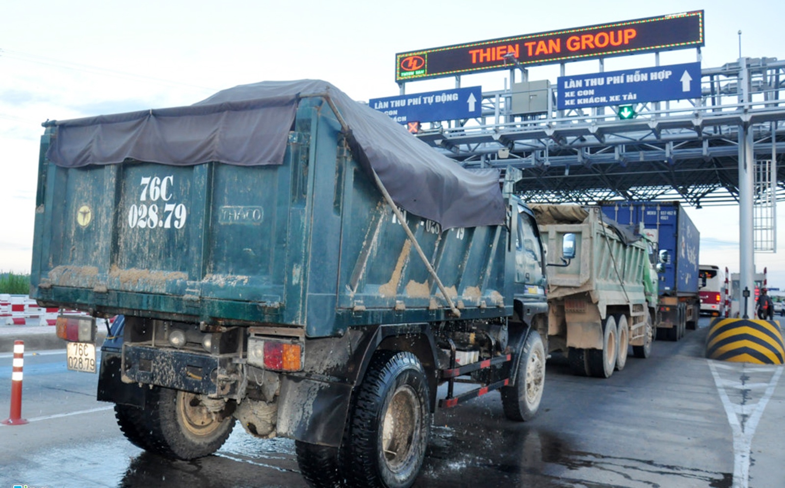 Giam phi cho nguoi dan 7 xa qua tram BOT Thien Tan - Thanh An hinh anh