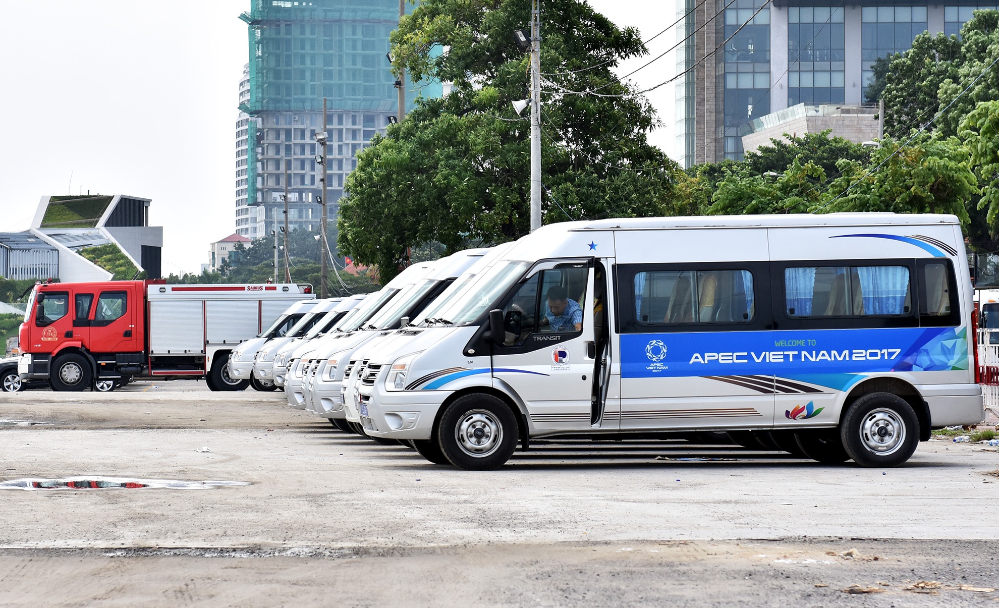 Dan xe sang hoi tu ve Da Nang phuc vu APEC anh 6