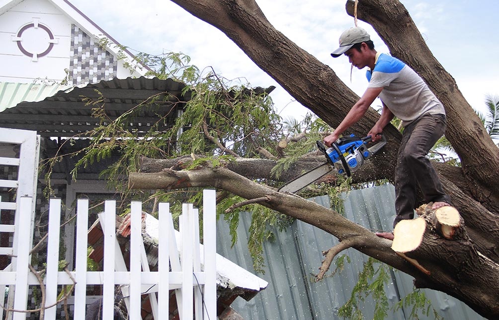 Phu Yen khac phuc hau qua con bao so 12 anh 9