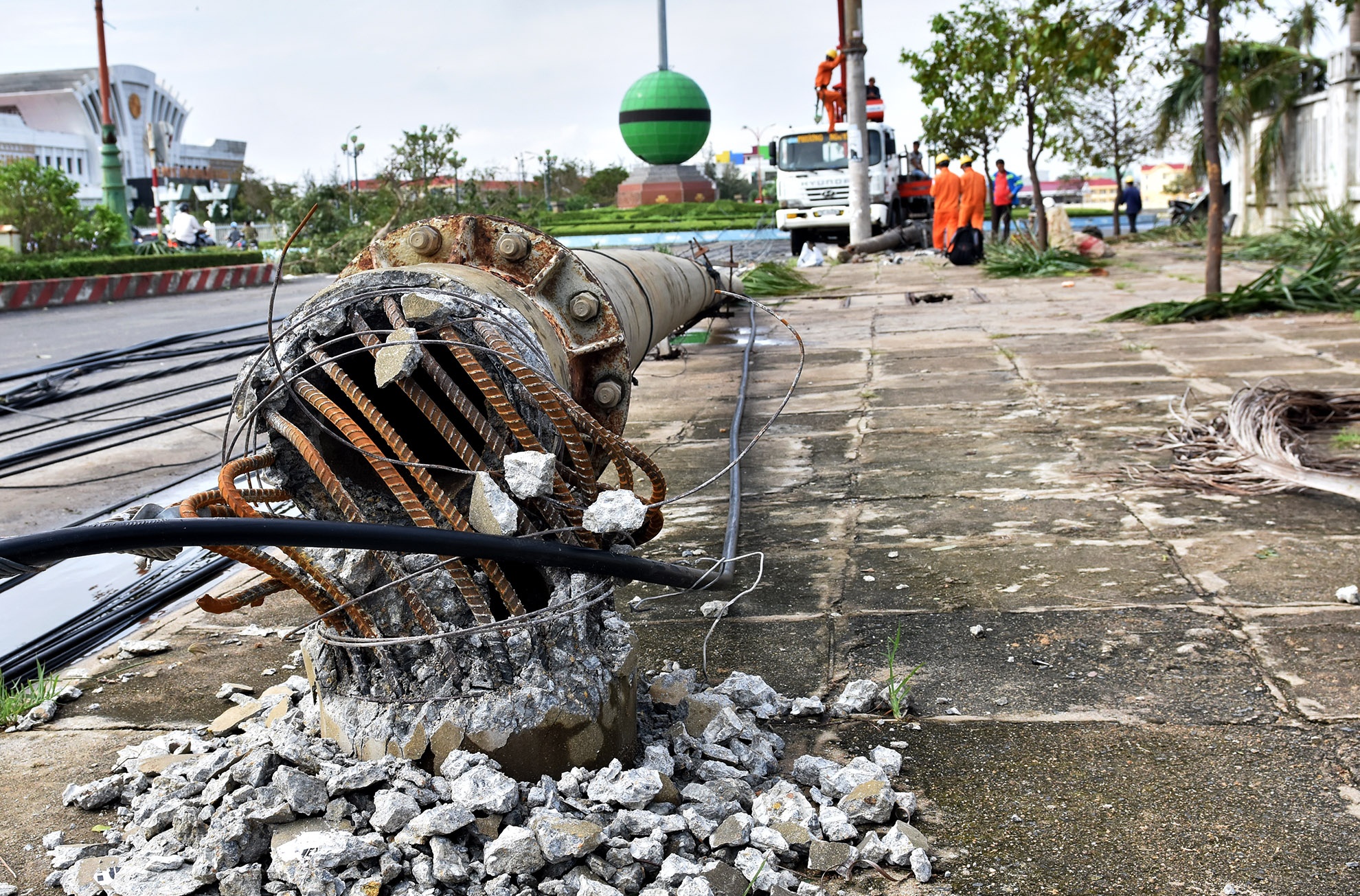 Phu Yen khac phuc hau qua con bao so 12 anh 5