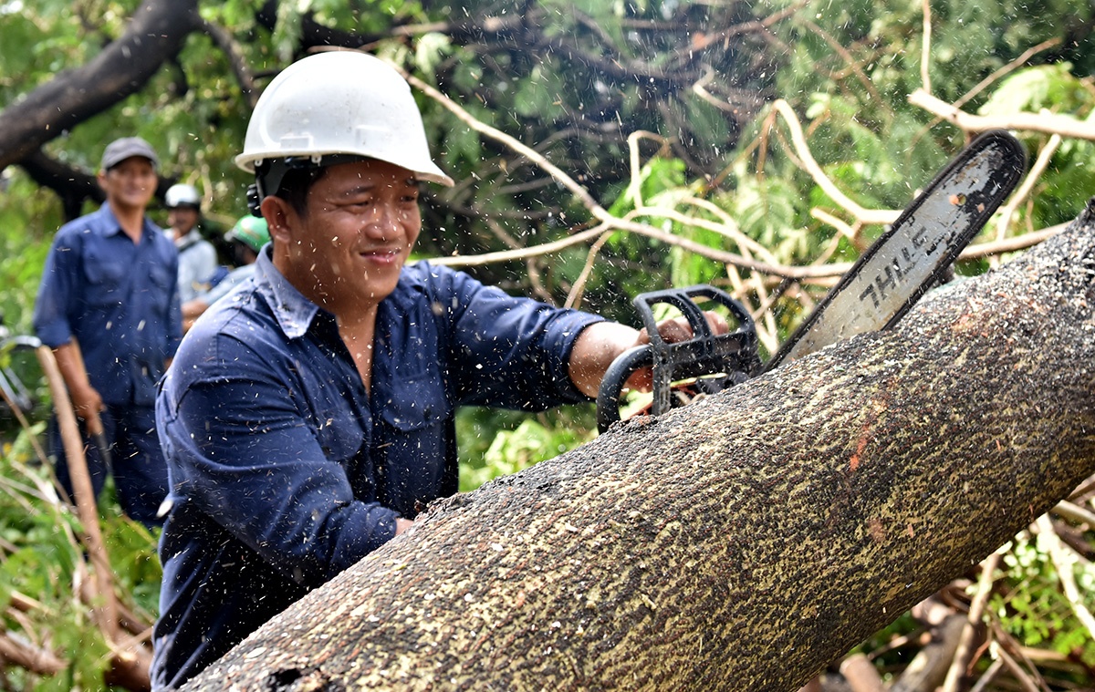 Phu Yen, Khanh Hoa don suc khac phuc hau qua bao so 12 hinh anh