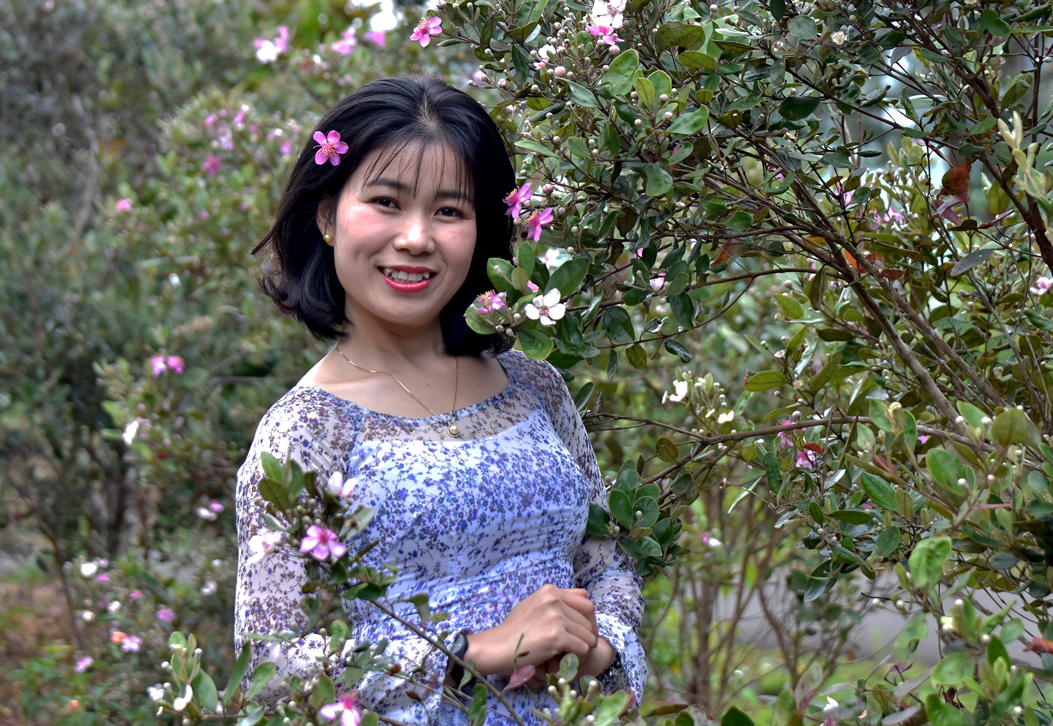 Mua hoa tim Mang Den anh 5