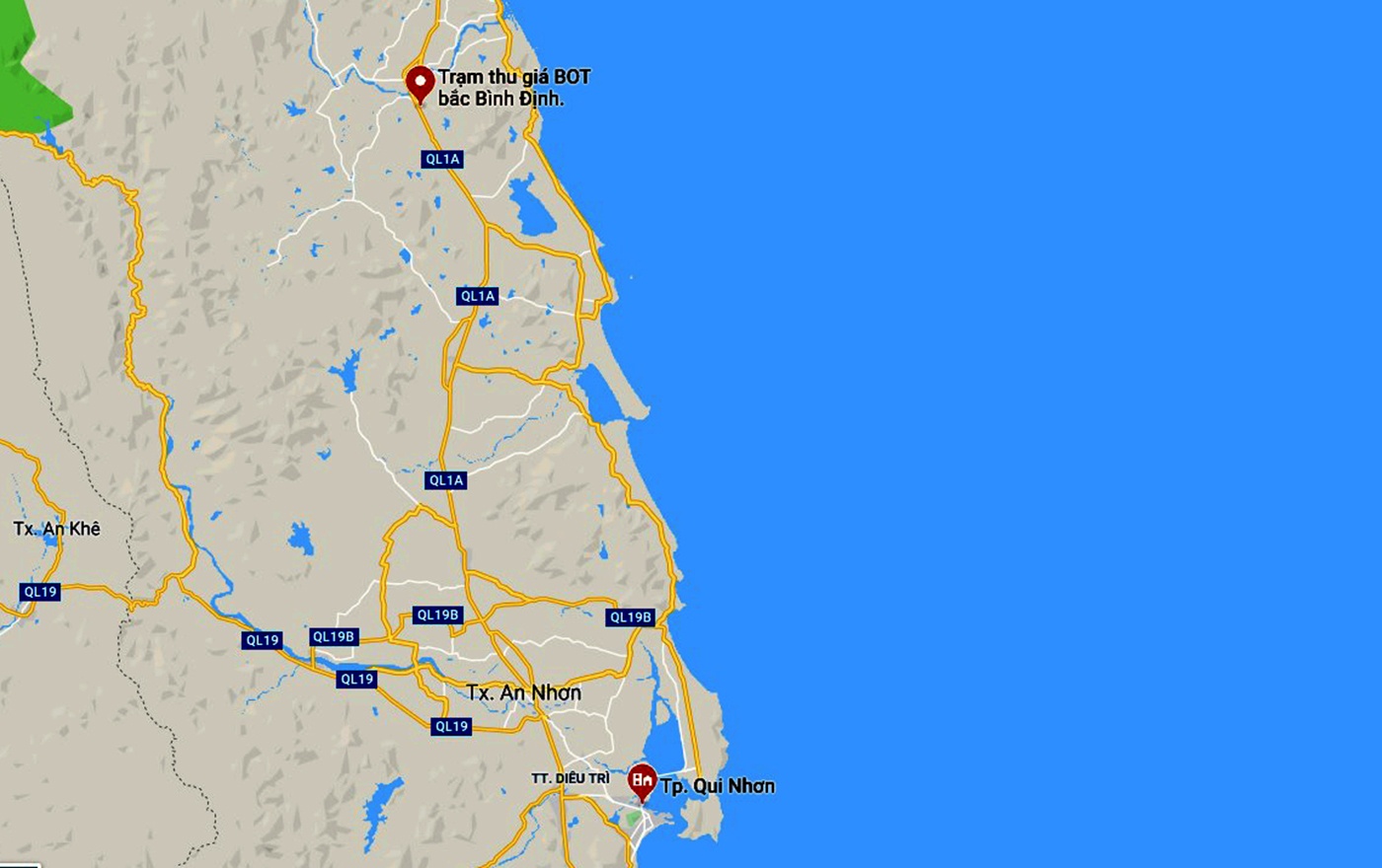 Tram thu phi BOT Bac Binh Dinh anh 2