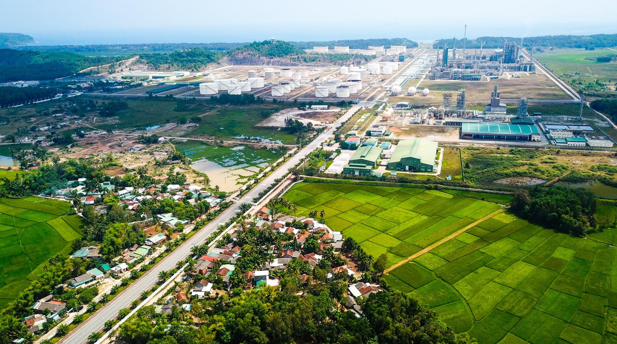 '40% dan so xa' thao do nha cua nhuong dat mo rong loc dau Dung Quat hinh anh