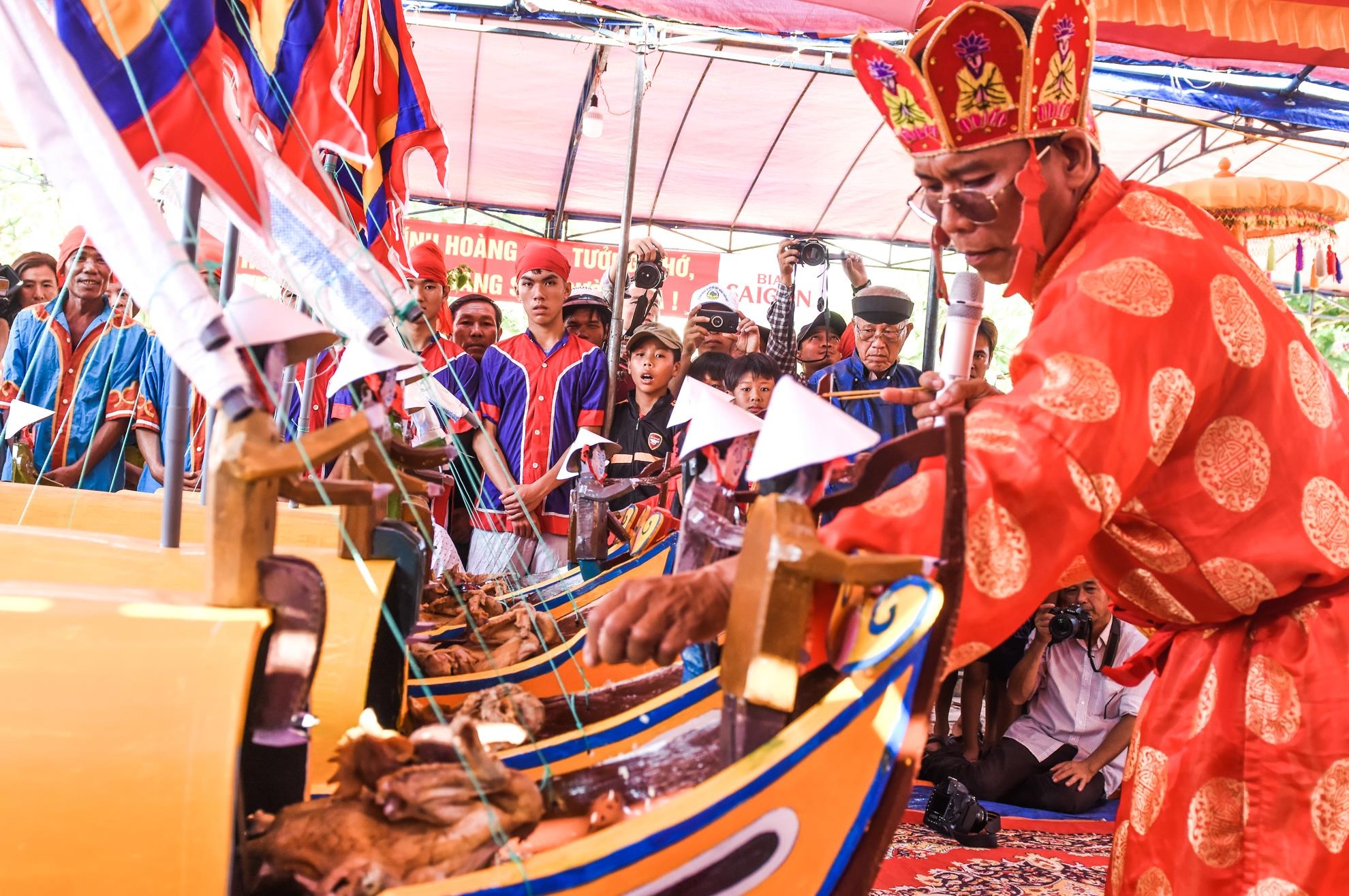 Le khao le the linh Hoang Sa o huyen dao Ly Son anh 3