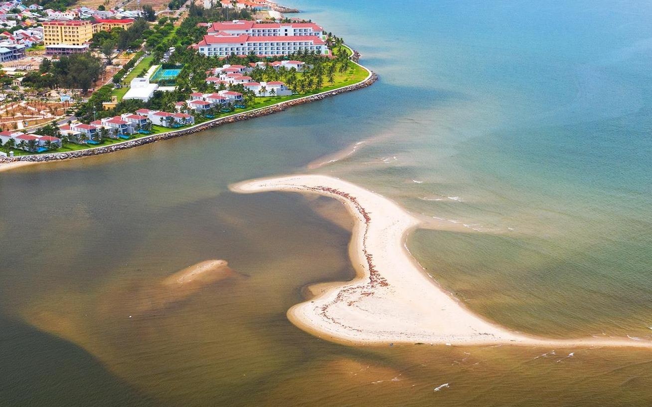 Con cat hinh ca ngua moi noi tren bien o Hoi An hinh anh