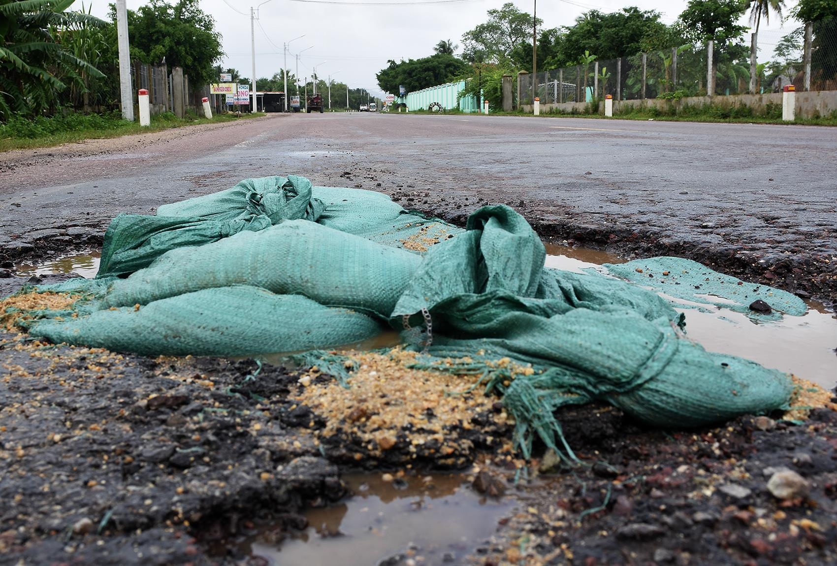 Va 'o voi' tren quoc lo bang bao cat, buong dua hinh anh