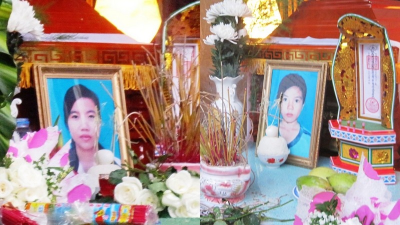 Me 2 be gai chet trong dam chay ngat giua cho khi biet tin hinh anh