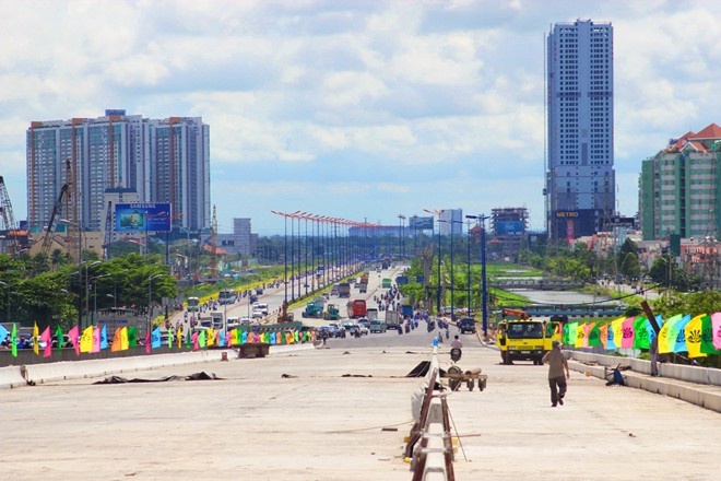 Duong mang ten Dai tuong Vo Nguyen Giap o TP.HCM dai gan 8km hinh anh
