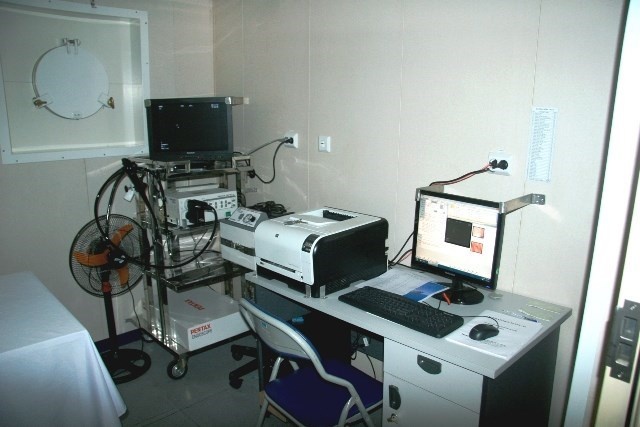 Phòng xét nghiệm huyết học.