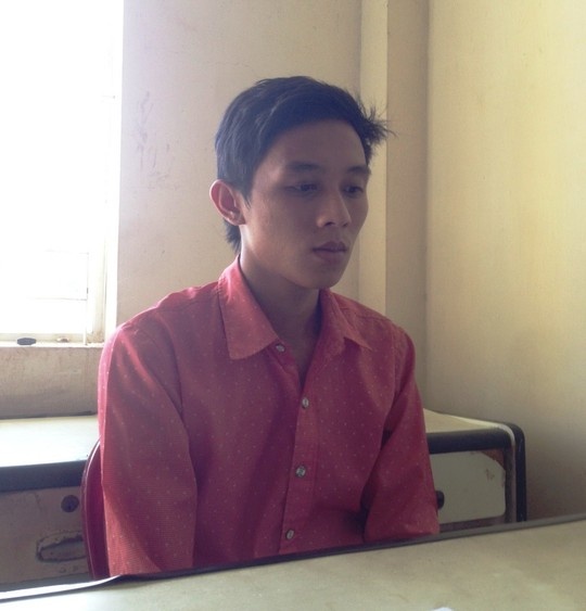 Nghi can Phan Văn Hiền tại cơ quan điều tra.