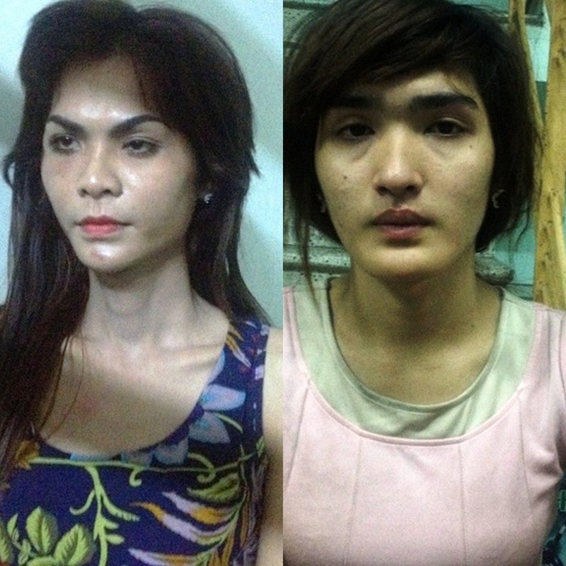 Đôi tình nhân trai giả gái hết thời bán dâm đi cướp giật ở phố Tây bị công an bắt giữ.
