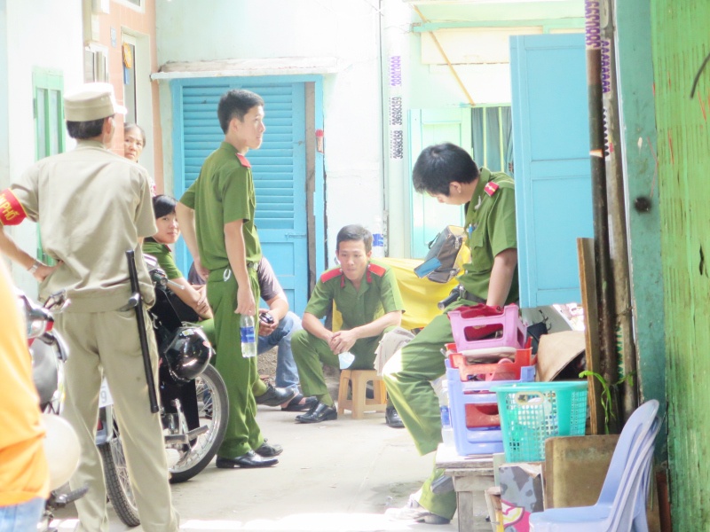 Căn nhà nơi hung thủ giết người chặt xác phi tang.