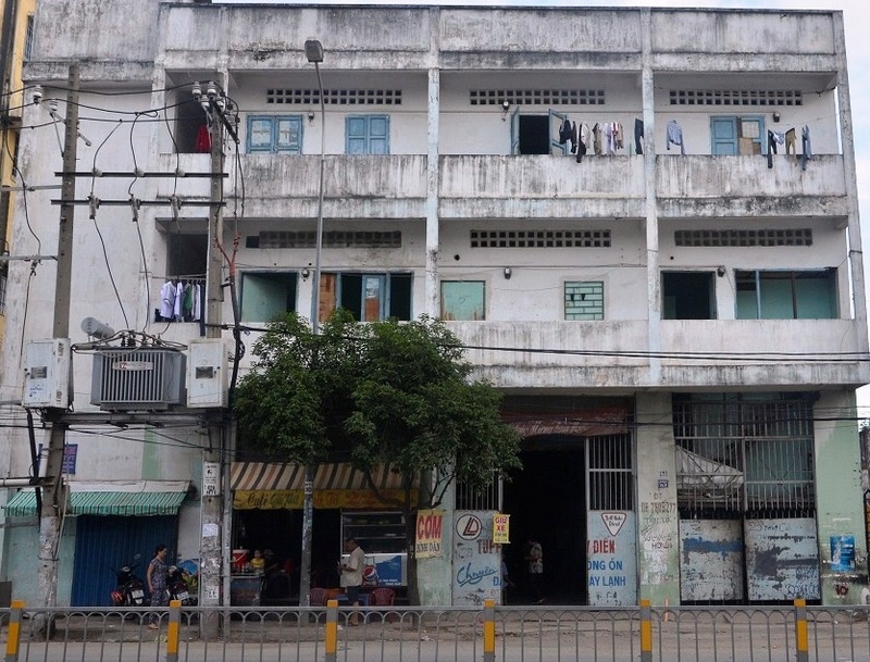 Nhà trọ nơi 2 sinh viên bị giang hồ chém trọng thương.