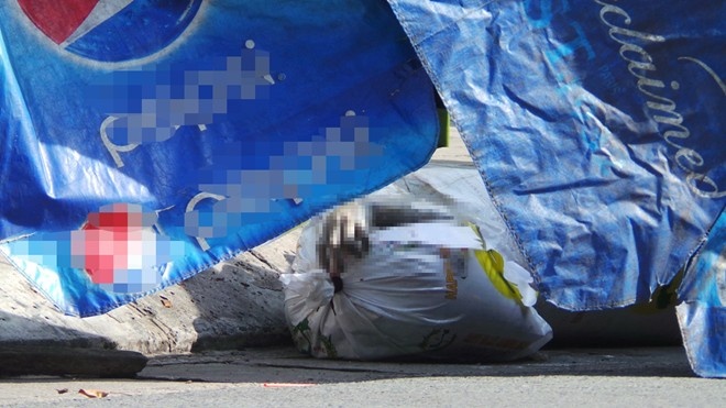 Hiện trường nơi phát hiện xác chết không đầu.