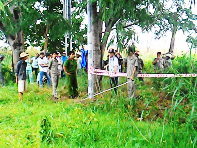 Khong giam dinh bo xuong nguoi bi buoc day o Sai Gon hinh anh