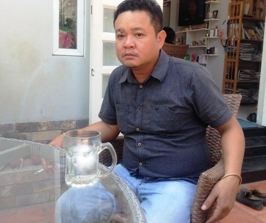 Anh Nguyễn Xuân Trường – nạn nhân mới nhất của vụ dàn cảnh ép xe móc túi vào sáng 3-1, trên đường Phan Đình Phùng, phường 1, quận Phú Nhuận – TP.HCM.