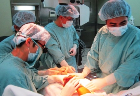 Canh tay be trai o Sai Gon bi gau can nat khong the noi lai hinh anh