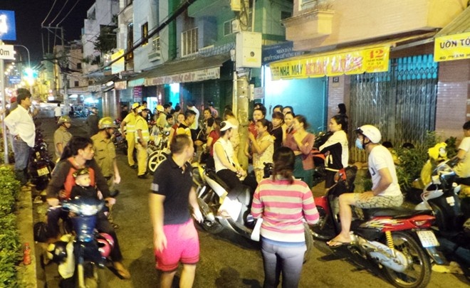 Con hẻm ngôi nhà nạn nhân bị sát hại.