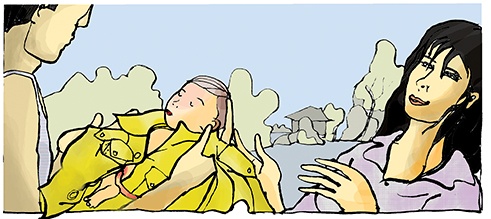 Chiec ta mang mau canh phuc hinh anh