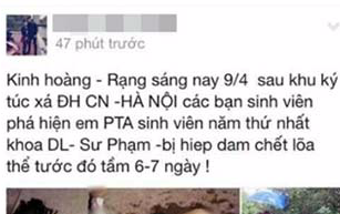 Trieu tap nguoi tung tin don nu sinh chet loa the hinh anh