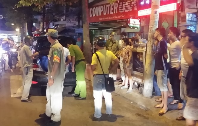 No sung giua trung tam TP HCM pha chuyen an ma tuy hinh anh