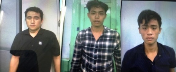 Đàn em của Đại đang bị công an bắt giữ. Ảnh: Công an cung cấp.