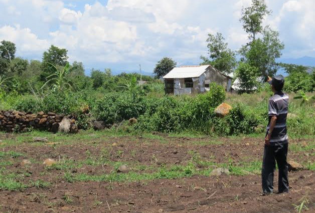 Trại rẫy nơi bé Thảo bị trói - Ảnh: K. Thủy