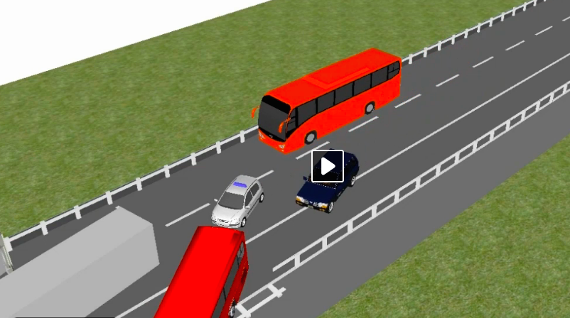 Video mo phong 5 oto lao vao nhau o Trung Luong hinh anh