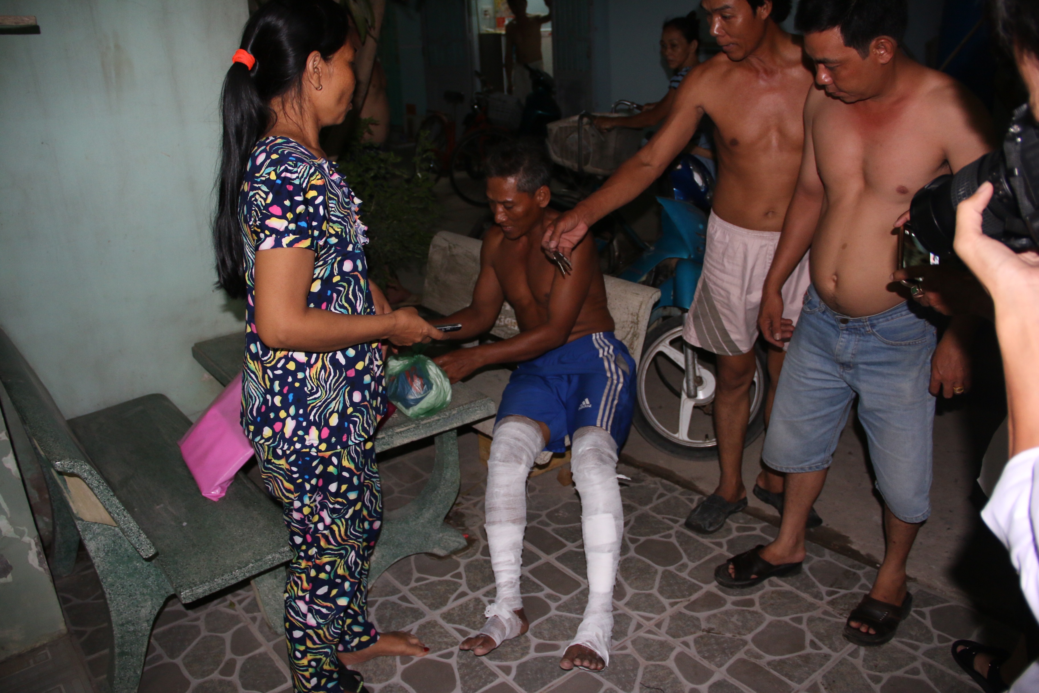 Binh gas chay du doi anh 1