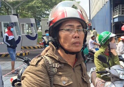 Nu lao dong Viet keu cuu o Saudi Arabia da ve nuoc hinh anh