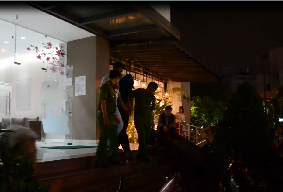 Xac nu sinh o chung cu Ha Do anh 1