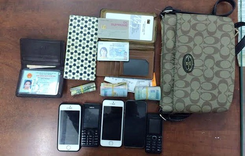 Móc túi ở đường hoa Nguyễn Huệ  ảnh 2 Moc tui o duong hoa Nguyen Hue anh 2