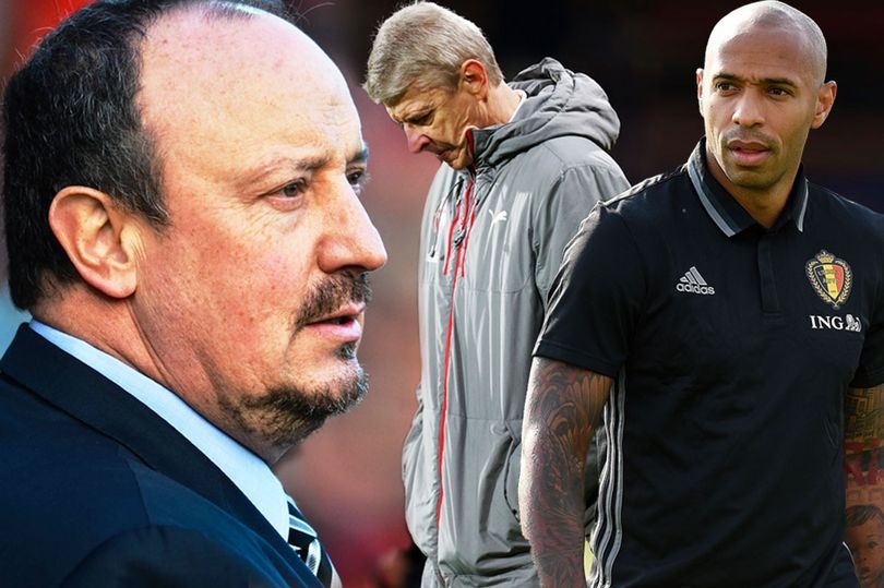Rafael Benitez va Thierry Henry se the cho Wenger hinh anh