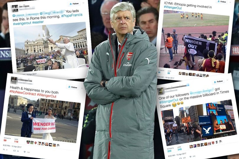 Cuoc chien chong HLV Wenger cua co dong vien lan ra toan cau hinh anh