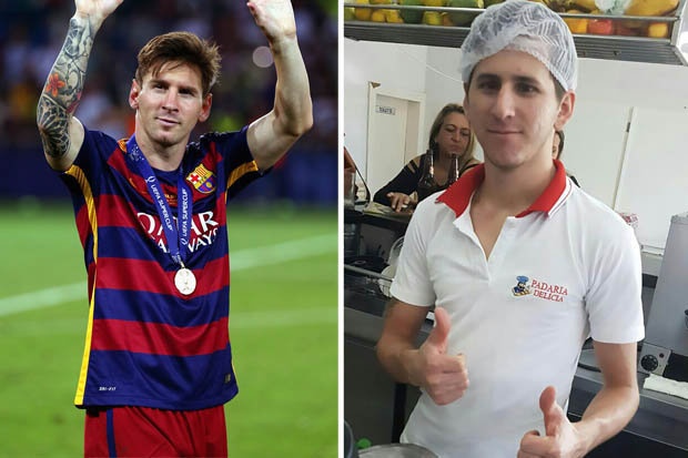 Nhân viên làm bánh nổi tiếng vì giống Messi ảnh 2 Nhan vien lam banh noi tieng vi giong Messi anh 2