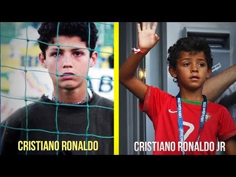So sanh tai nang cua Ronaldo Jr va Ronaldo khi con nho hinh anh