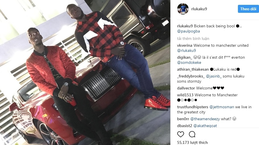 Lukaku cung Pogba cham chi luyen tap o My cho ngay hoi quan voi MU anh 1