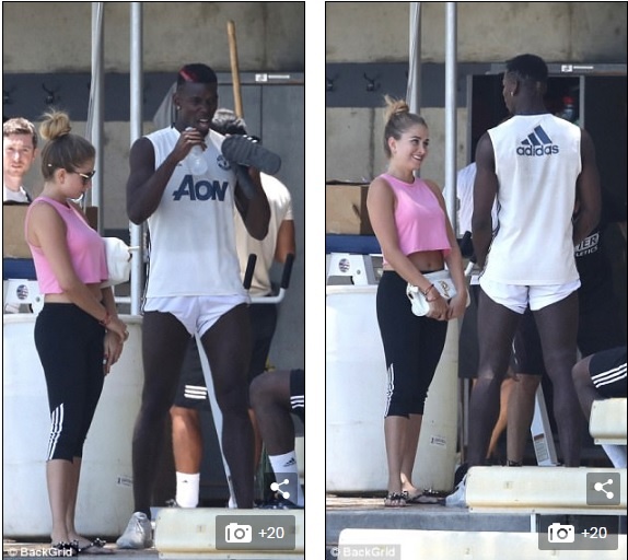 Nghỉ dưỡng tại Mỹ, Pogba cua được bạn gái xinh đẹp ảnh 2 Nghi duong tai My, Pogba cua duoc ban gai xinh dep anh 2