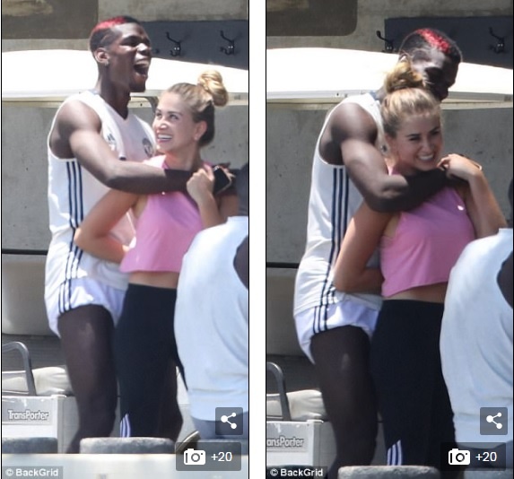 Nghỉ dưỡng tại Mỹ, Pogba cua được bạn gái xinh đẹp ảnh 4 Nghi duong tai My, Pogba cua duoc ban gai xinh dep anh 4