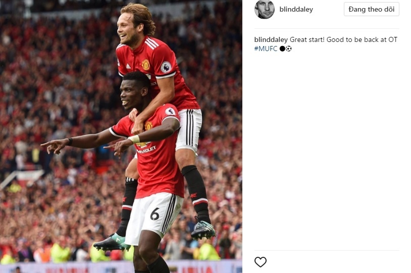 Dàn sao MU khoe chiến tích 4 sao trên mạng xã hội ảnh 5 Dan sao MU khoe chien tich 4 sao tren mang xa hoi anh 5