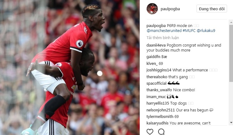 Dàn sao MU khoe chiến tích 4 sao trên mạng xã hội ảnh 8 Dan sao MU khoe chien tich 4 sao tren mang xa hoi anh 8