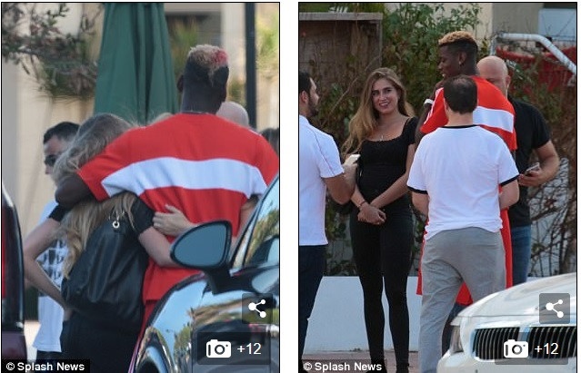 Nghi duong thuong,  Pogba toi My vui ve cung ban gai xinh dep anh 5