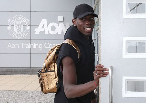 Pogba tro lai Manchester sau chuoi ngay kho luyen tai My hinh anh